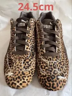 【24.5cm中古美品】PUMA プーマ スピードキャット ワイルド PUMA プーマ SPEEDCAT WILD WNS スピードキャット ワイルド レオパード