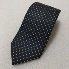 ネイビー ドット柄 ネクタイ