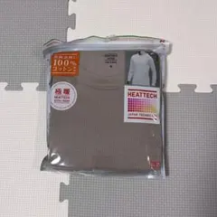 ユニクロ 極暖 ヒートテックコットンワッフル クルーネックT ベージュ Mサイズ