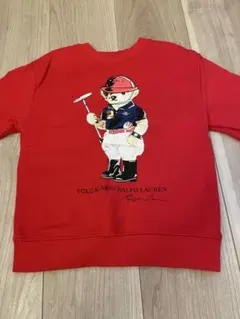♡美品♡ラルフローレン♡ ポロベア 長袖 トレーナー レッド 90cm