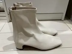 ストレッチスクエアトゥショートブーツ[zr652] GRL