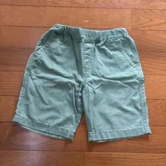 ユニクロ　ライトグリーン ハーフパンツ 110サイズ