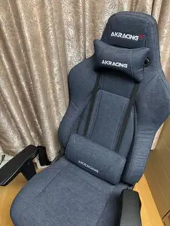 【中古】AKRACING プレミアムデニム ゲーミングチェア
