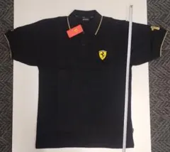 Ferrari 黒 ポロシャツ 新品タグ付き　サイズMのサムネイル