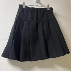 プリーツスカート ブラック 160 スクールスカート　楽天　黒