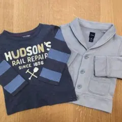 baby GAP カーディガン & Tシャツセット　90cm
