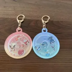 ポケモン キャラクター キーホルダー セット　アクリル　シャカシャカ