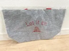 スヌーピースウェットランチバッグ　let it be