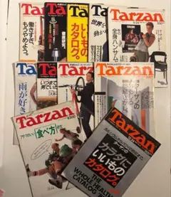 1880s Tarzan マガジンハウス雑誌 10冊セット８０年代スタイル