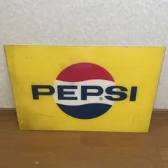 60/70年代　ペプシコーラ　PEPSIアクリル　看板　レトロ　アンティーク
