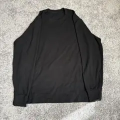 ブラック長袖カットソー