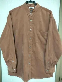 UNIQLO U コーデュロイ スタンドカラーシャツ