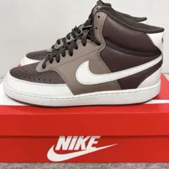 新品 NIKE ナイキ コートビジョン ミッド スニーカー 26.5