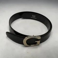 GUCCI ベルト Gロゴ ブラック レザー グッチ