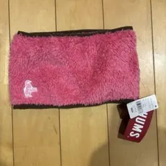 CHUMS フリース ネックウォーマー ピンク