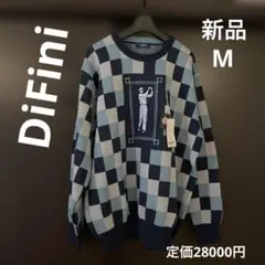 DiFini メンズ長袖ニット　M 新品