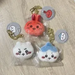 ちいかわ いつもとちがうよ おかおマスコット　ちいかわ　ハチワレ　うさぎ　3点