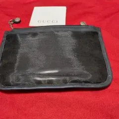 GUCCI ブラックナイロンポーチのサムネイル