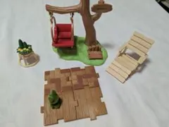 シルバニアファミリー 遊び場セットとオープンカー