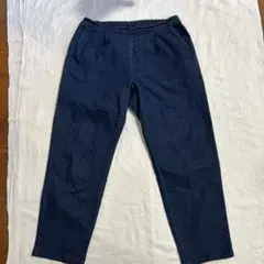 ダークブルーデニムパンツ Mサイズ ウエストゴム