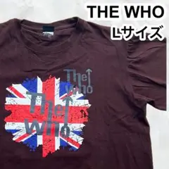 THE WHO ダークブラウン Tシャツ Lサイズ相当 against