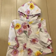 hakka baby 花柄パーカー