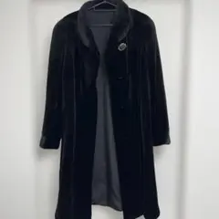 SAGA MINK サガミンク ミンク 毛皮コート ブラック 黒