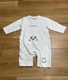 synapusyuu 80cm ホワイトロンパース キャラクター刺繍 シナぷしゅ