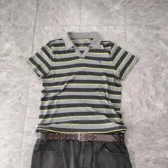 puma border polo shirt y2k 00s　fのサムネイル