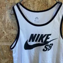 AE10169 NIKE タンクトップ ホワイト メンズ S ポス