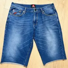 QUIKSILVER デニム ハーフパンツ Lサイズのサムネイル