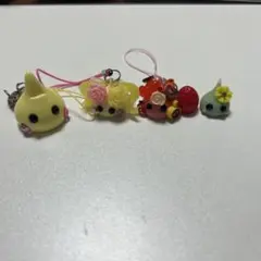 ほっぺちゃん サン宝石 キャラクター型ストラップ4個セット
