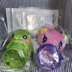 一番くじ　たまごっち　C賞おでかけポーチマスコット　くちぱっち ふらわっち