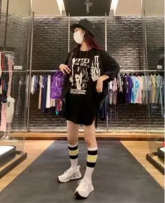 ガールプリントカットソーワンピース HYSTERIC GLAMOUR FREE