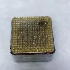 ラインストーン ジュエリーケース 金属製 宝石箱