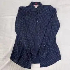 ブルックスブラザーズ Red Fleece ドット柄 シャツ ネイビーのサムネイル