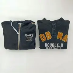 【池242】Double.B 長袖カットソー 2枚セット 110cm