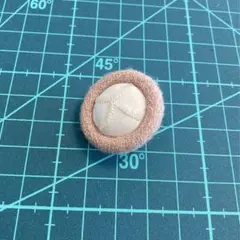 ミナペルホネン　正規品　くるみボタン【4】mermaidライトピンク