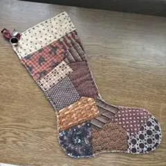 【パッチワーク】カントリー　クリスマス　タペストリー