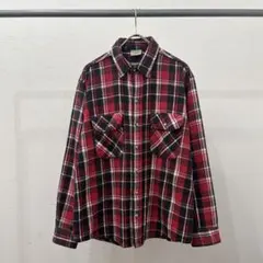 90s ファイブブラザー フランネル シャツ チェック USA製 M コットン