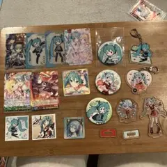 初音ミク 缶バッジ・アクリルキーホルダーセット