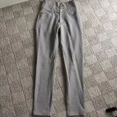 ハイウエスト チェック柄 パンツ