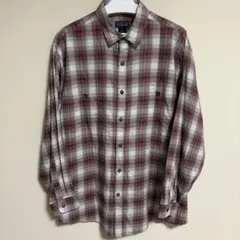 Patagonia シャツ チェックシャツ ポルトガル製 90s オーガニック