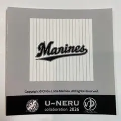 千葉ロッテマリーンズ U-NERU コラボ ステッカー 2026
