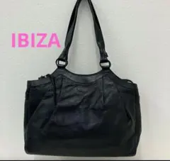 週末限定✦IBIZA レザー ショルダーバッグ ブラックのサムネイル