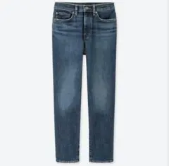 【新品】UNIQLO ハイライズストレートジーンズ　ブルー　61cm 24インチ