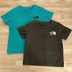 THE NORTH FACE Tシャツセット（青・茶色）