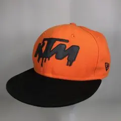 KTM New Era レーシングキャップ オレンジ/ブラック