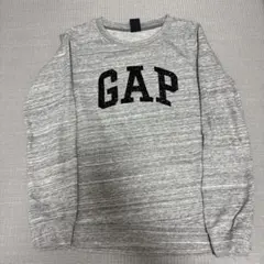 【00s OLD GAP】ロゴスウェット Sサイズ グレー 古着