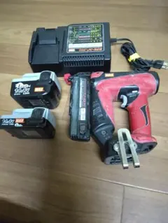 MAX マックス 充電式ピンネイラー TJ-35P1 バッテリー2個付 - メルカリ